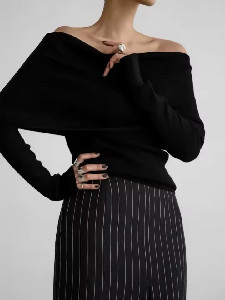 Lotte – Slim Fit Gebreide Damestrui