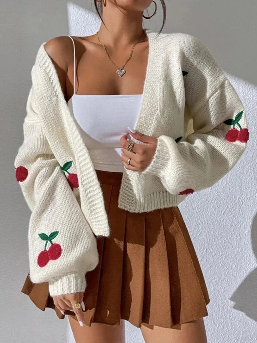 Lieke – Comfortabele Kersen Top