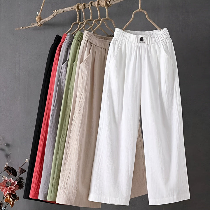 Femke – Elegante linnen broek voor dames