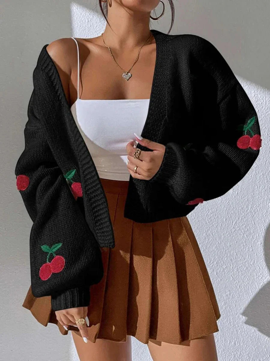 Lieke – Comfortabele Kersen Top