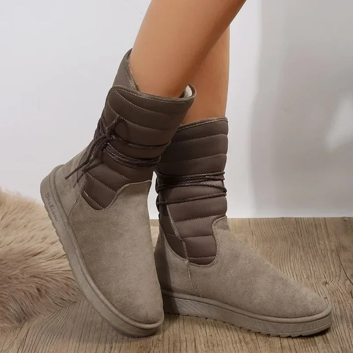 Sanne – Dames Veterschoenen Met Warme Voering