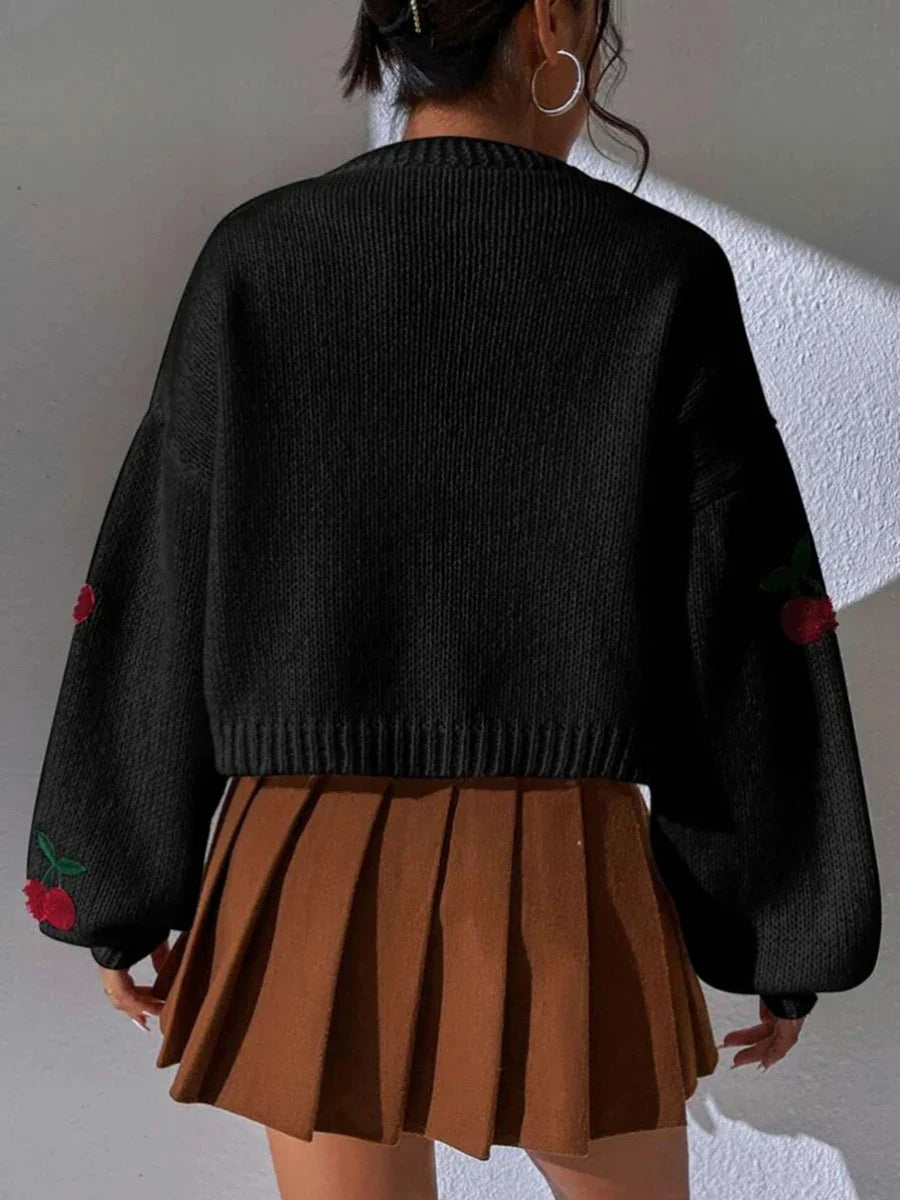 Lieke – Comfortabele Kersen Top