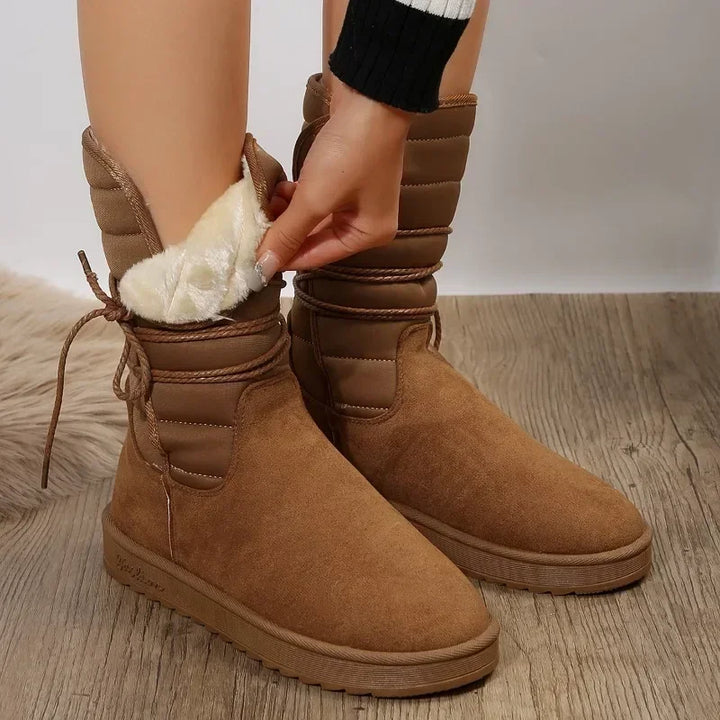 Sanne – Dames Veterschoenen Met Warme Voering