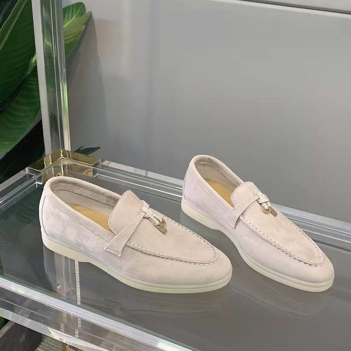 Chantal– Suède Dames Loafers