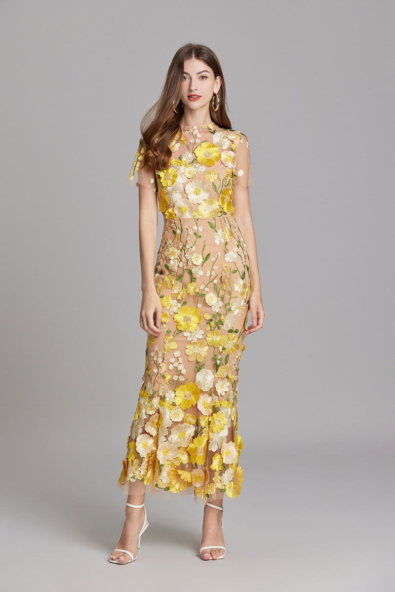 Linde – Elegante Dames Maxi-Jurk