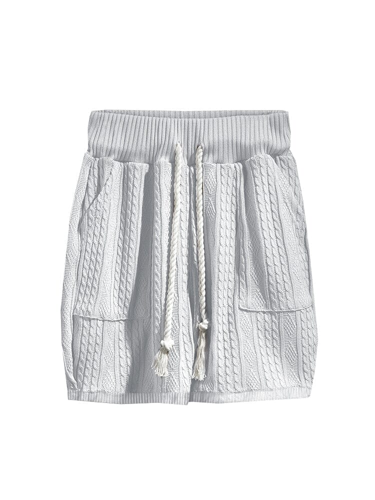 Joris – casual kabel gebreide t-shirt set