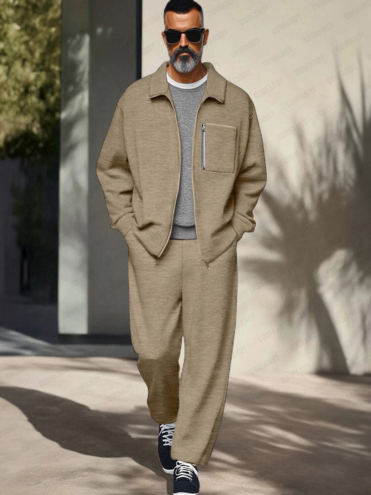 Lennard – athleisure regular fit jacket set