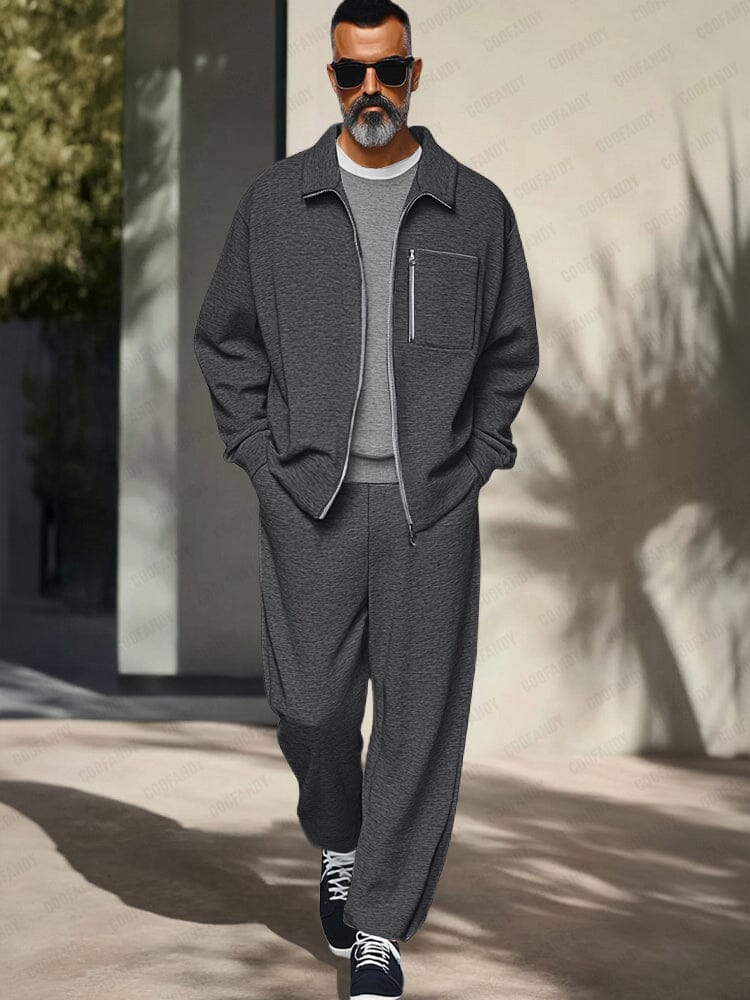 Lennard – athleisure regular fit jacket set