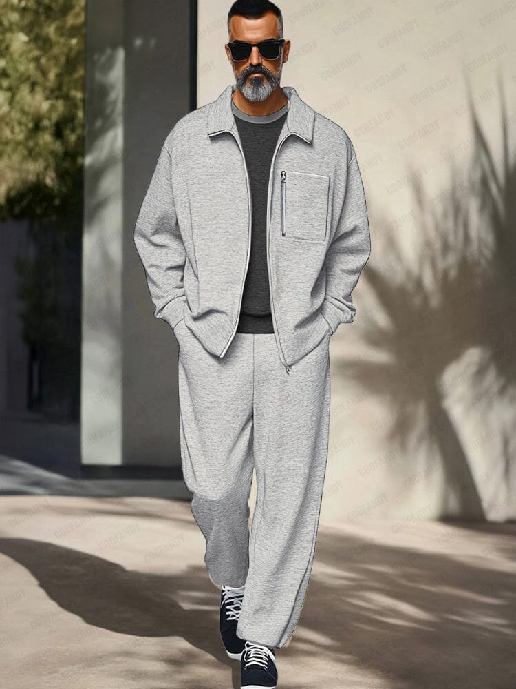 Lennard – athleisure regular fit jacket set