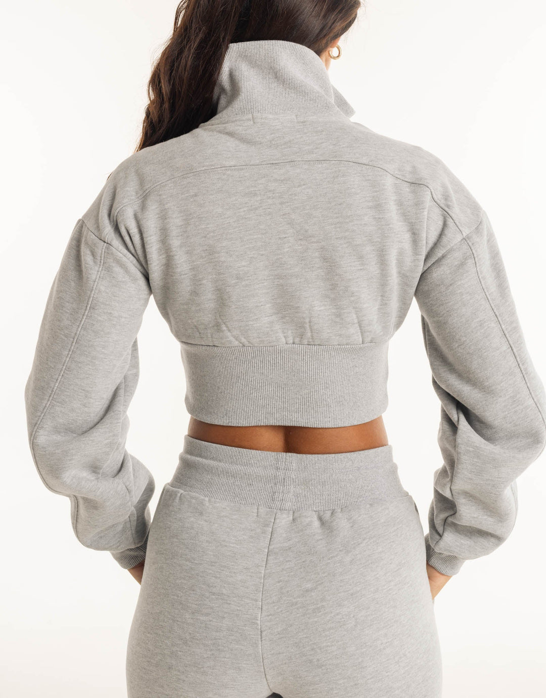 Valentijn – Lichtgrijs Cropped Sweatshirt