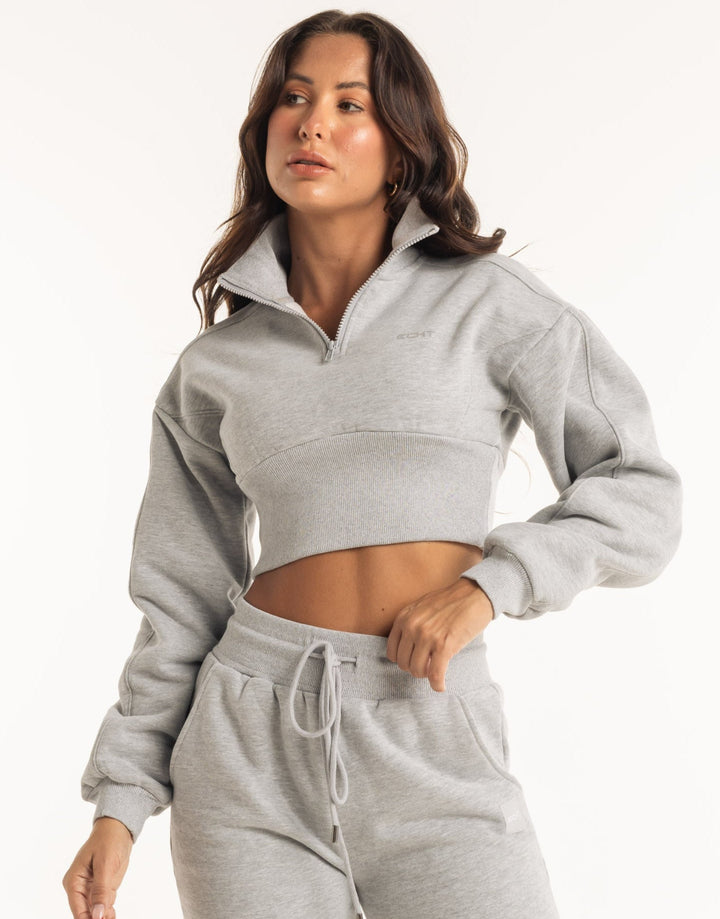 Valentijn – Lichtgrijs Cropped Sweatshirt