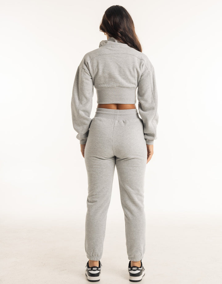 Valentijn – Lichtgrijs Cropped Sweatshirt
