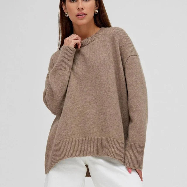 Eline – Basic Kasjmier Trui Voor Dames