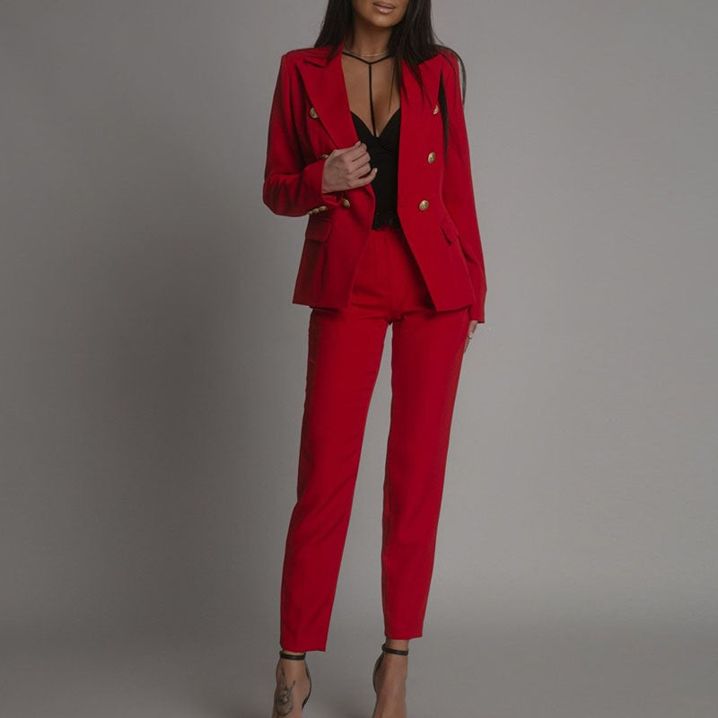 Femke – Elegante Blazer Pantalon Set Dames