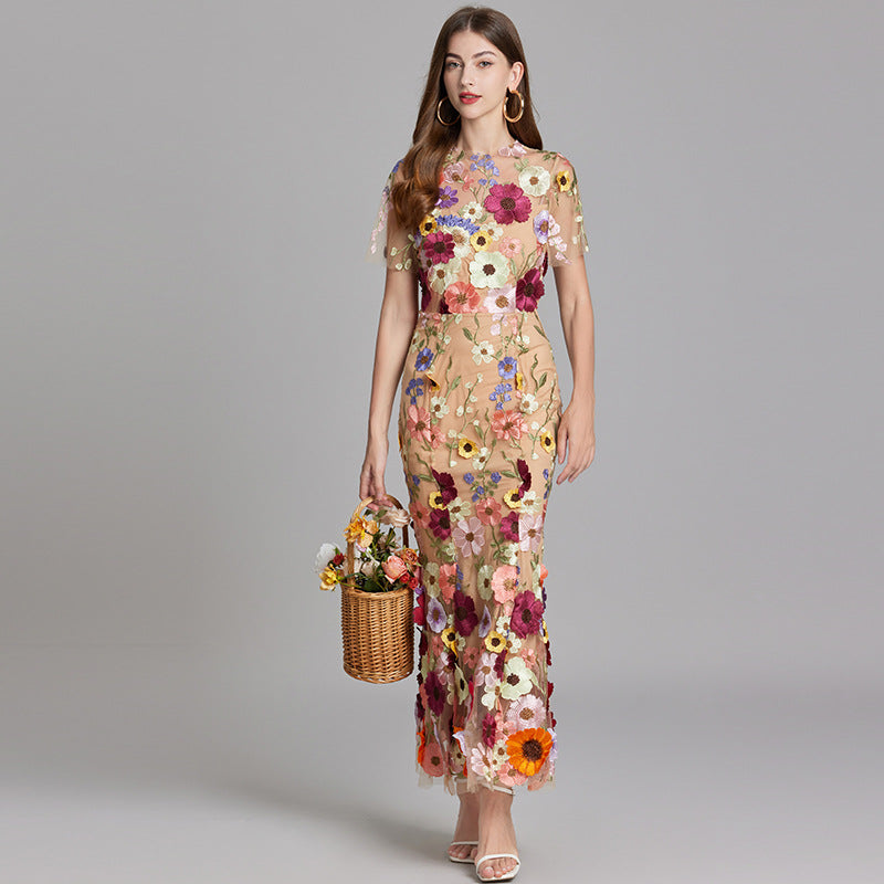 Linde – Elegante Dames Maxi-Jurk