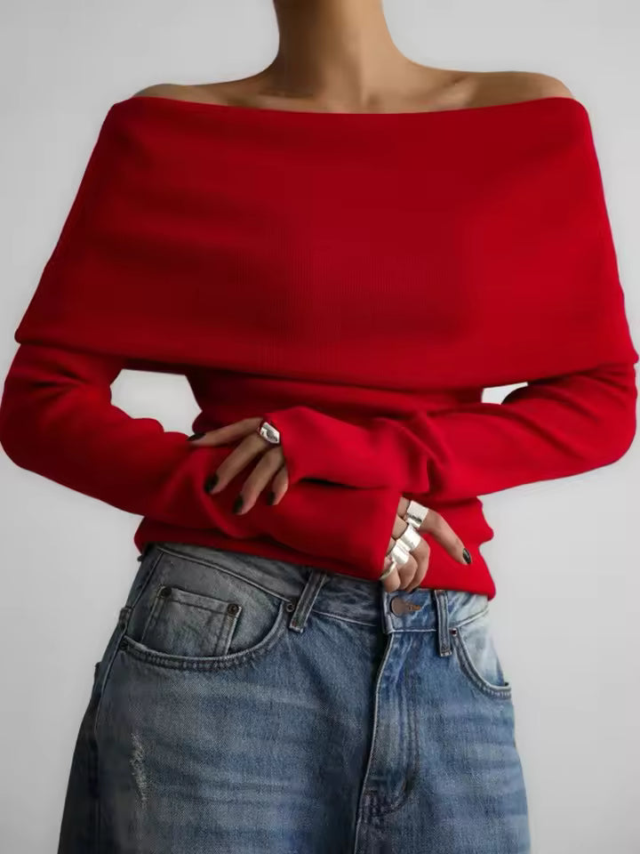 Lotte – Slim Fit Gebreide Damestrui