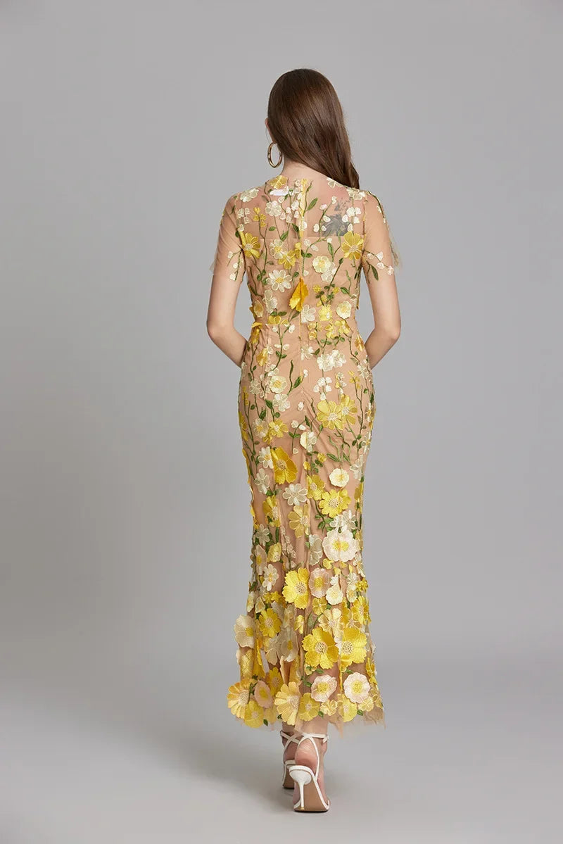 Linde – Elegante Dames Maxi-Jurk