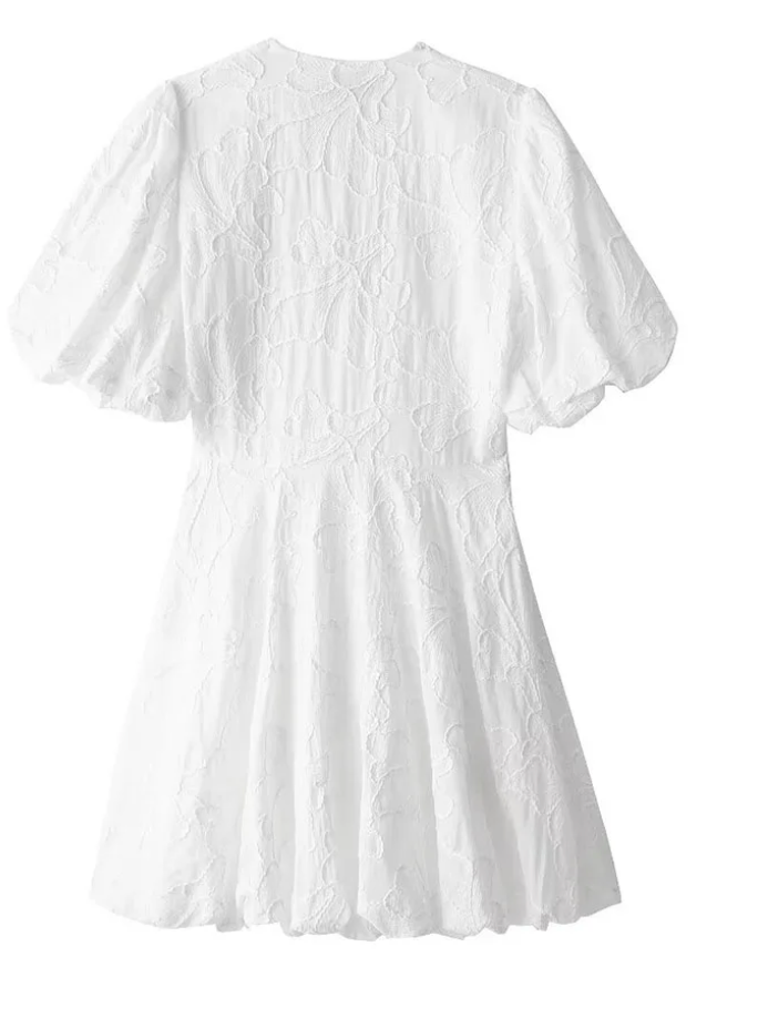 Liora – Witte Jurk met Ruches