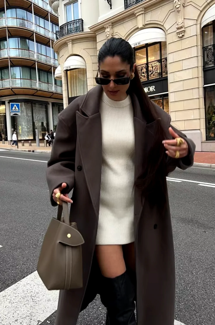 Femke – Oversized damesmantel