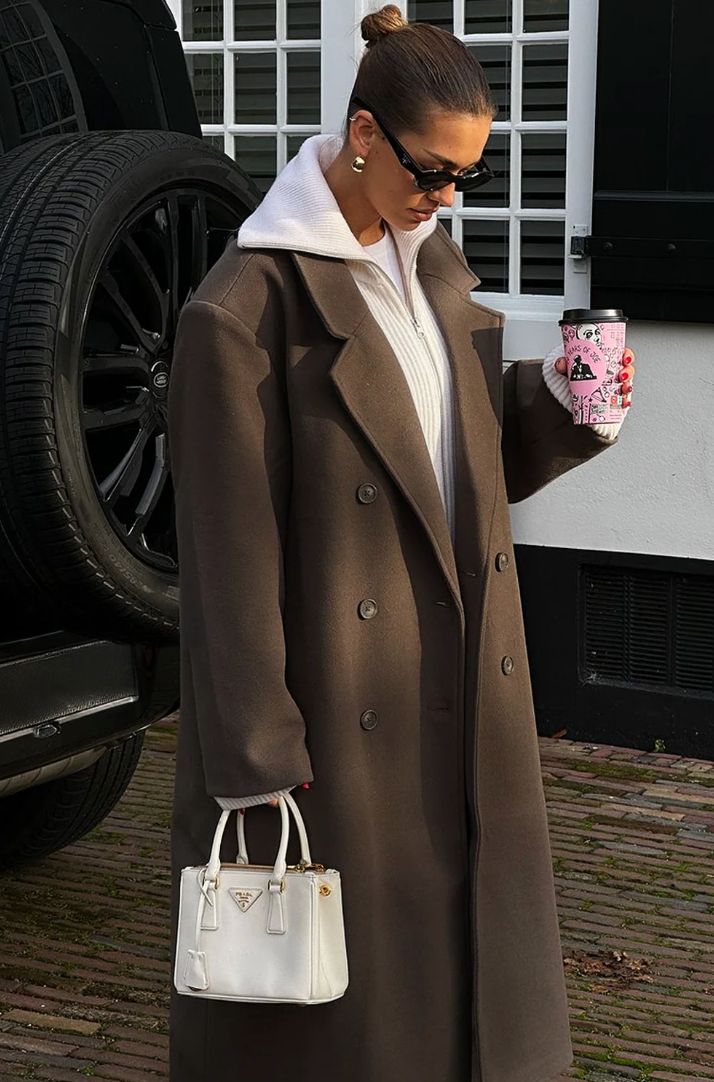 Femke – Oversized damesmantel