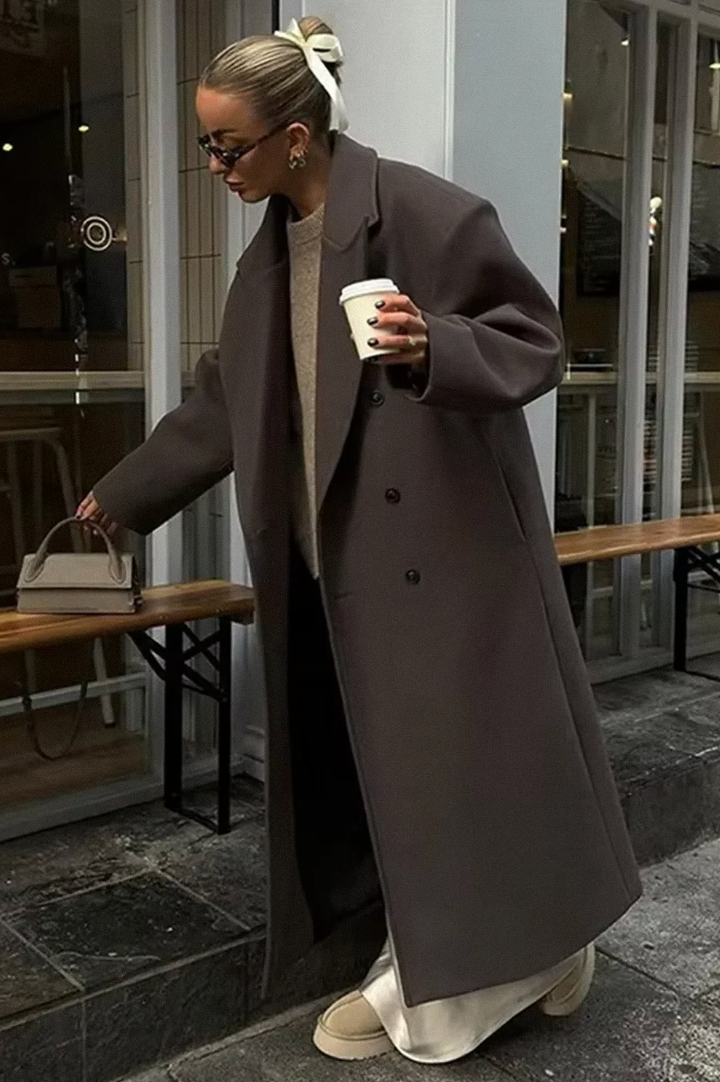 Femke – Oversized damesmantel
