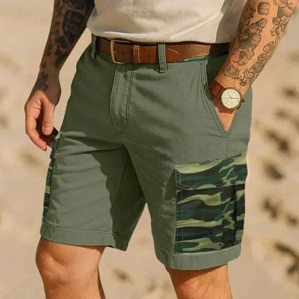 Milan – Camouflage Knielange Shorts