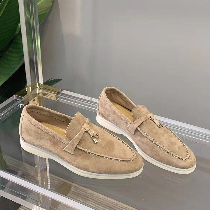 Chantal– Suède Dames Loafers