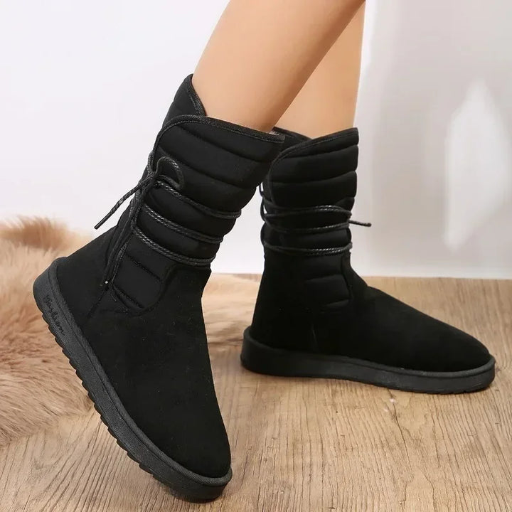 Sanne – Dames Veterschoenen Met Warme Voering