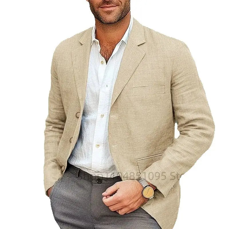 Alvaro – linnen blazer heren