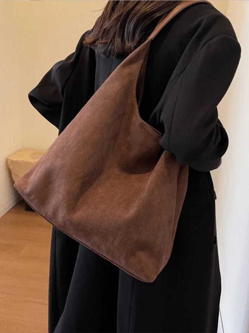 Marit – Suède Hobo Schoudertas