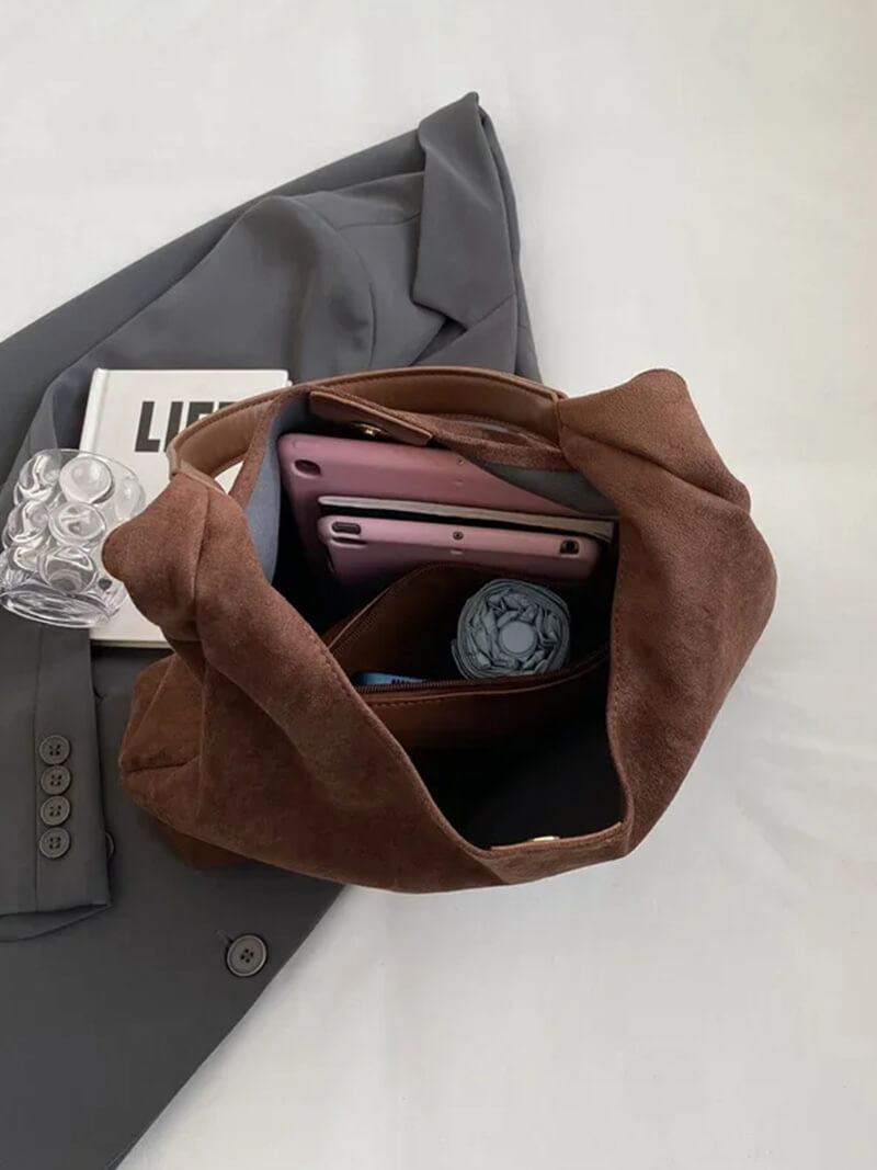 Marit – Suède Hobo Schoudertas