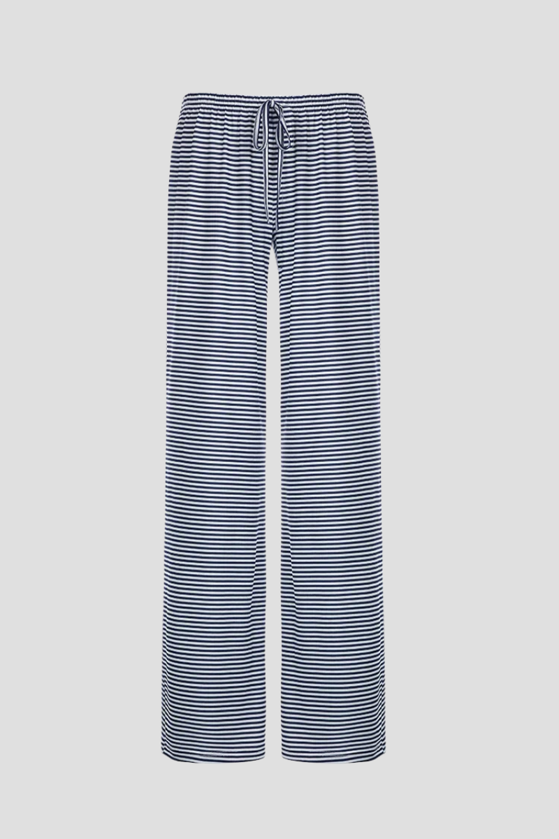 Amaya – Gestreepte Oversized Broek Met Tailleband
