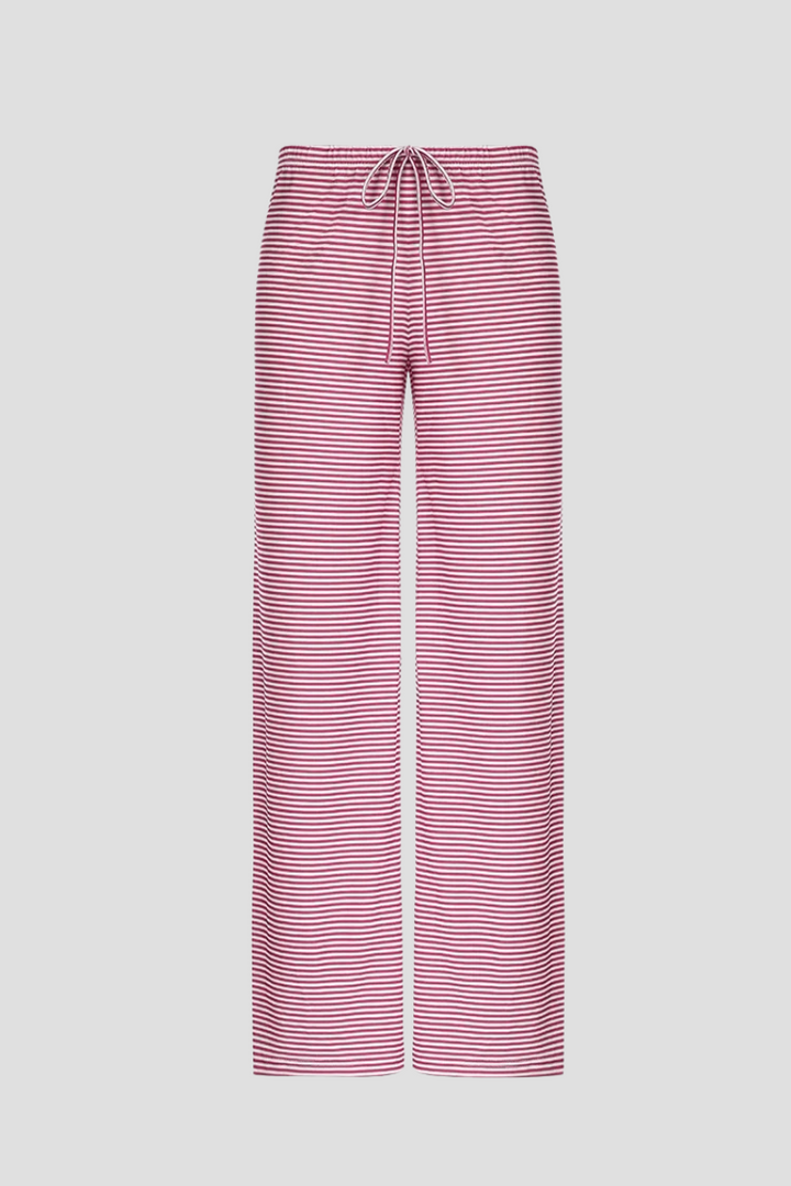 Amaya – Gestreepte Oversized Broek Met Tailleband