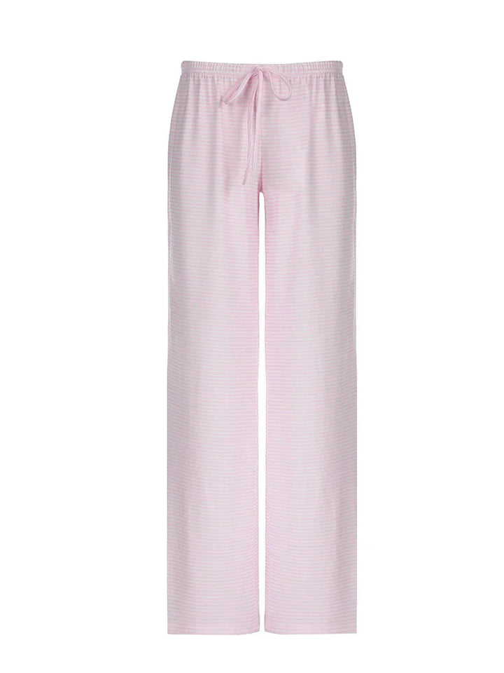 Amaya – Gestreepte Oversized Broek Met Tailleband