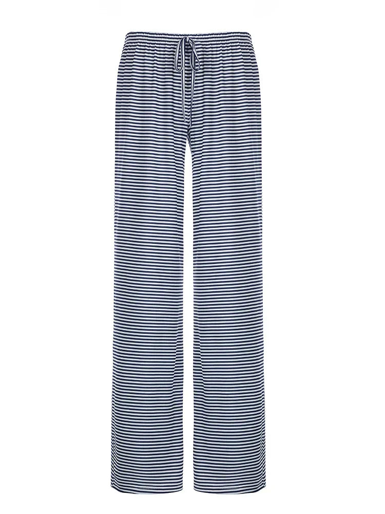 Amaya – Gestreepte Oversized Broek Met Tailleband