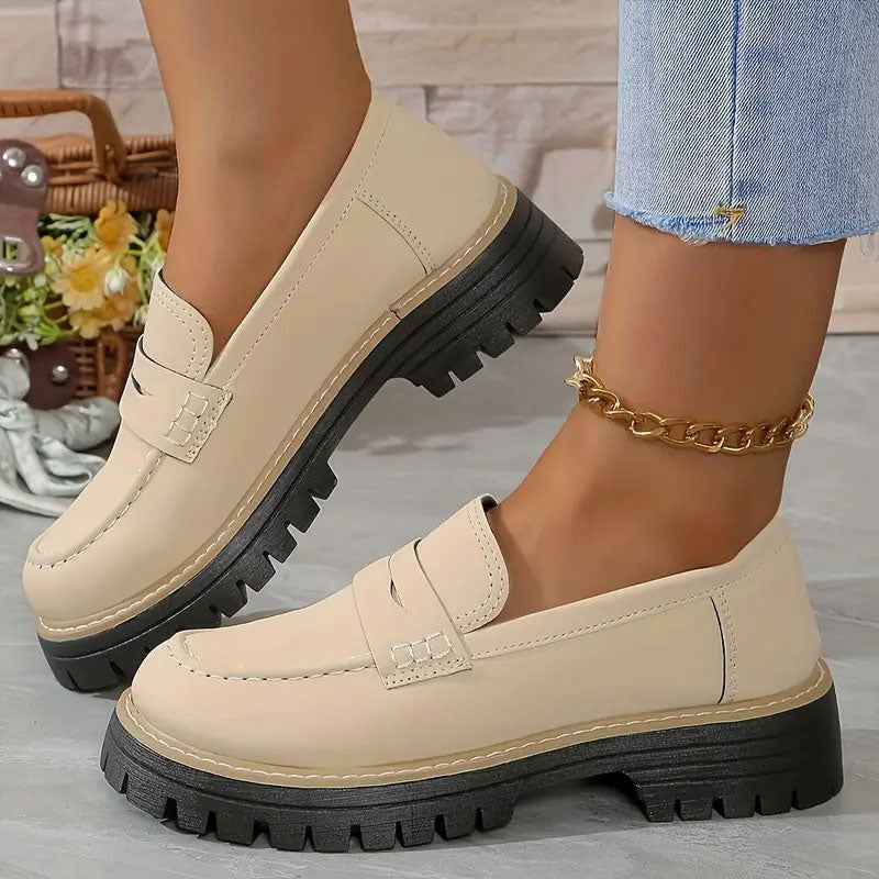Daphné – Comfortabele Plateau Loafers