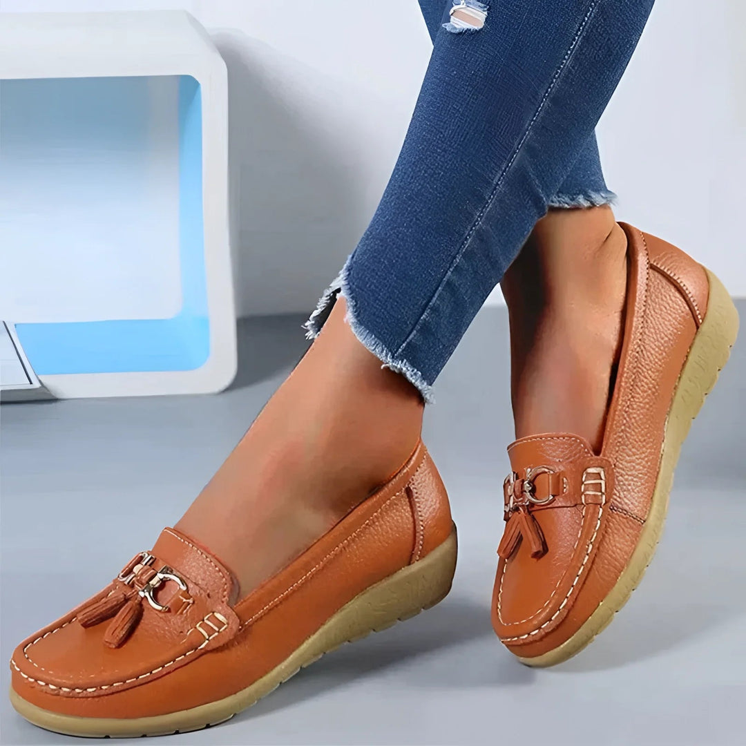 Valeria – Leren Loafers Voor Dames