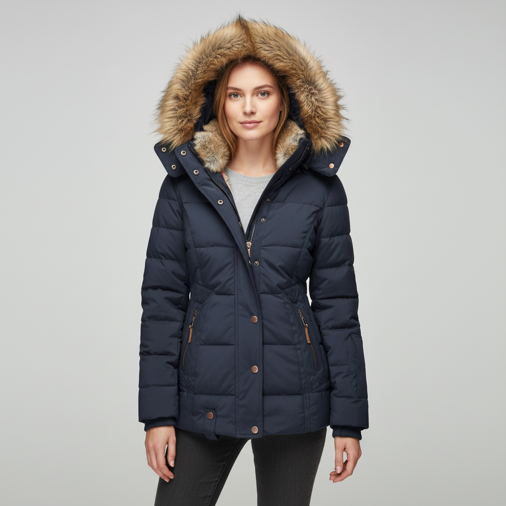 Warme winterjas met binnenvoering en capuchon. Comfortabel, stijlvol en perfect voor koude dagen. Ideaal voor dagelijks gebruik.