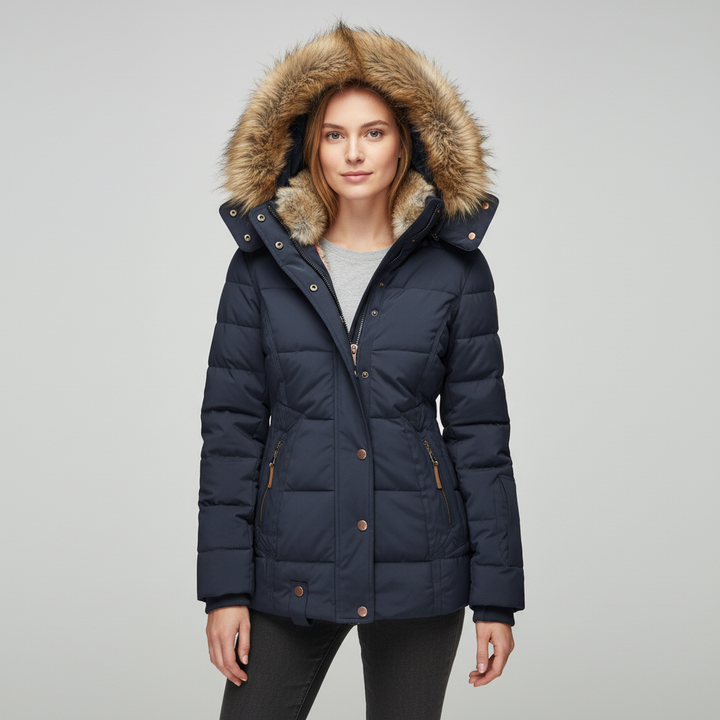 Warme winterjas met binnenvoering en capuchon. Comfortabel, stijlvol en perfect voor koude dagen. Ideaal voor dagelijks gebruik.