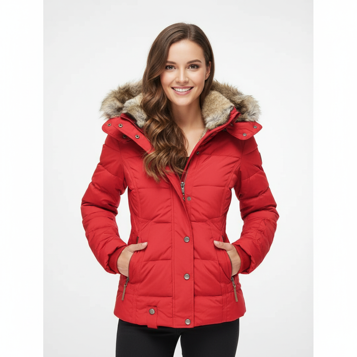 Warme winterjas met binnenvoering en capuchon. Comfortabel, stijlvol en perfect voor koude dagen. Ideaal voor dagelijks gebruik.