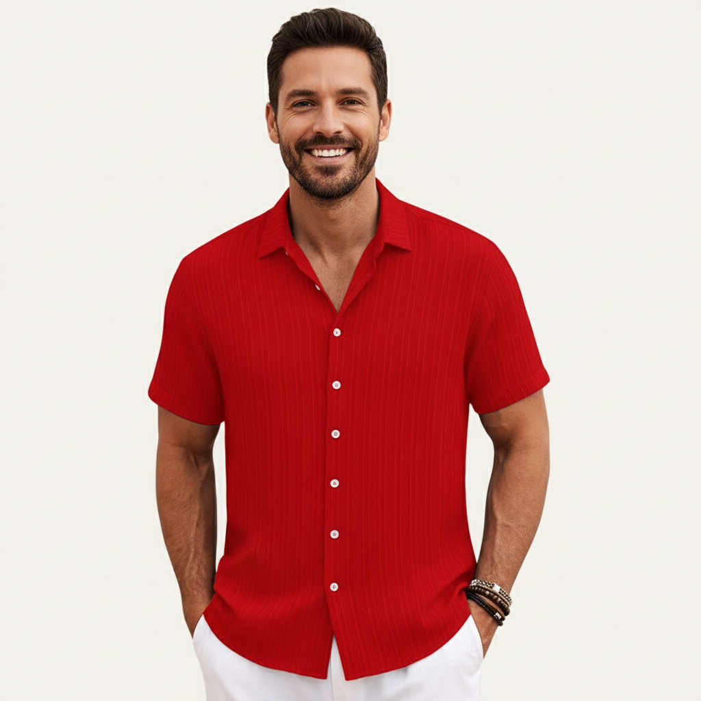 Thomas heren shirt met korte mouwen – licht, ademend en stijlvol