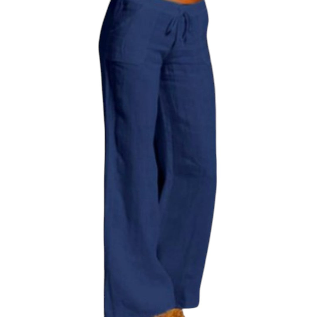Léane – Linnen Wide-Leg Broek