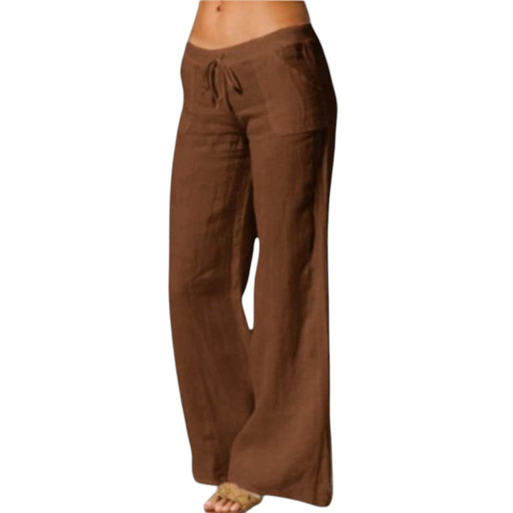 Léane – Linnen Wide-Leg Broek