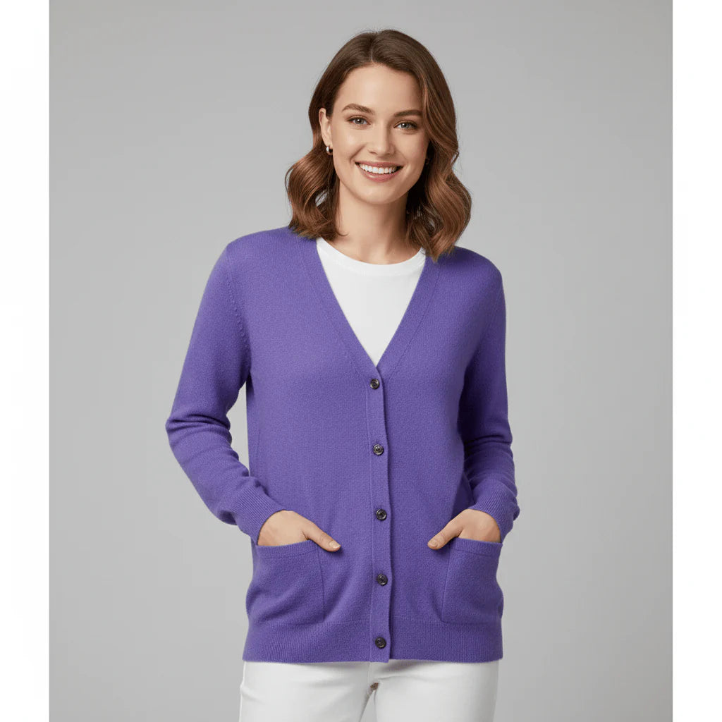 Lidy – Zacht damesvest met ronde hals