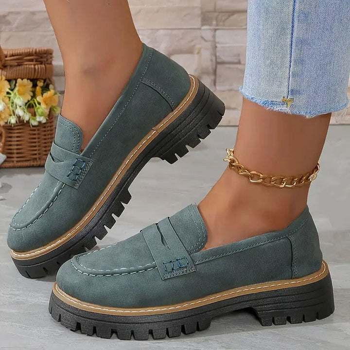 Daphné – Comfortabele Plateau Loafers
