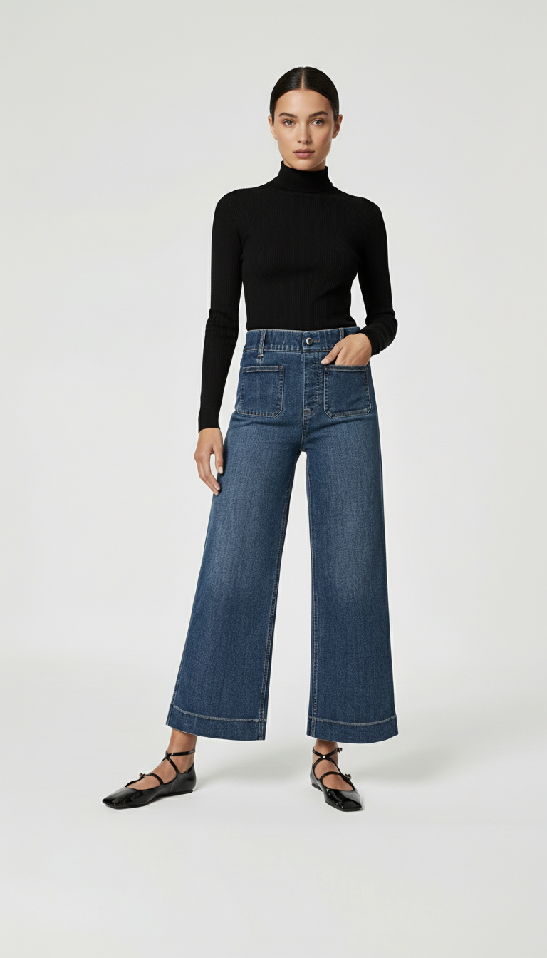 Vera - Stretch jeans met hoge taille