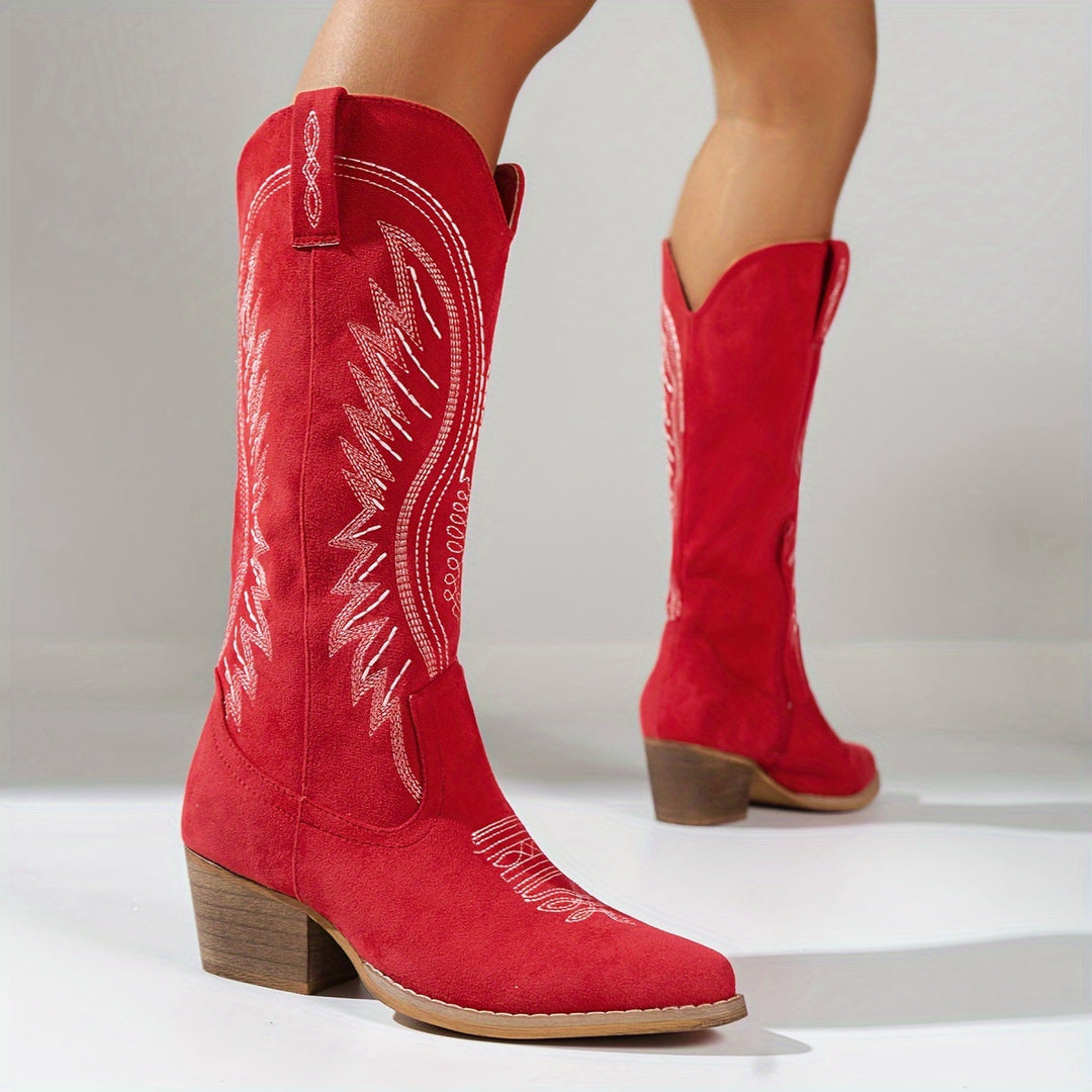 Elvira – Leren Cowboylaarzen