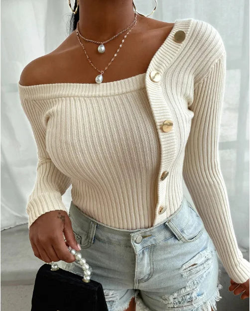 Fay – Strapless Gebreide Trui