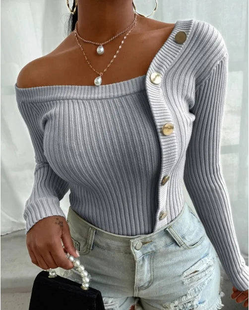 Fay – Strapless Gebreide Trui