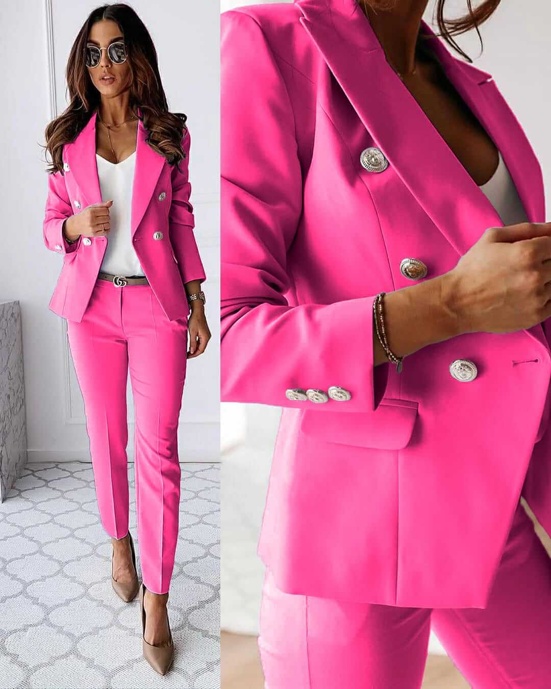 Annelies – Chic Blazer Pantalon Set Dames